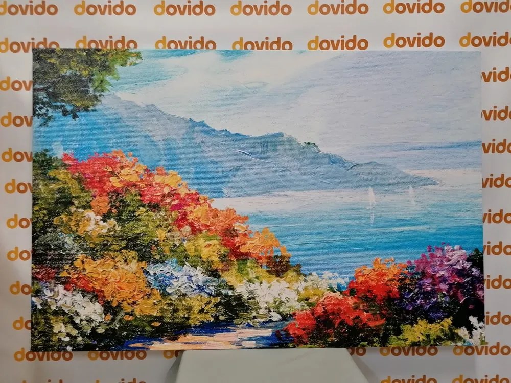 Quadro su tela – Vista sul mare