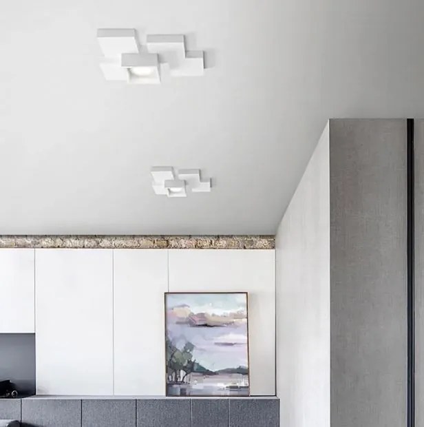 SIDE Soffitto 1 Luce Cubo Sforzin Lampade in gesso