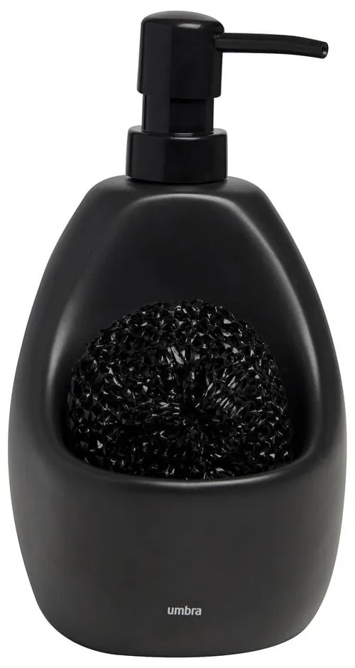 Dispenser per sapone nero in ceramica 590 ml Joey – Umbra