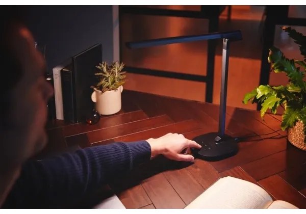 Philips-LED Lampada da tavolo touch dimmerabile SWORD LED/12W/230V 2700/4000/6500K