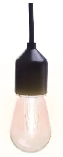 Catena luminosa a LED Lampadina, 10 luci, lunghezza 8 m - DecoKing