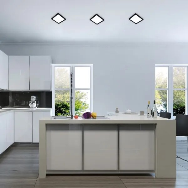 Rabalux 71228 - Lampada LED da incasso SHAUN LED/3W/230V 9x9 cm nero
