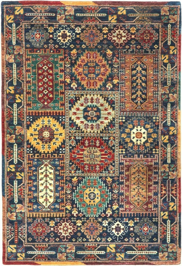Samarkand Tappeto 100 x 150 (Pakistan) Annodato A Mano