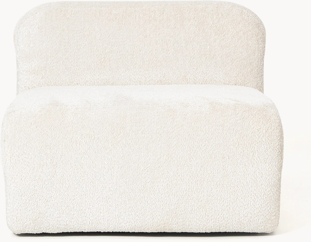 Modulo centrale in teddy-bouclé Wolke