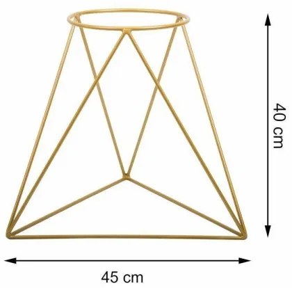 Portavasi TRIANGL 40x45 cm oro
