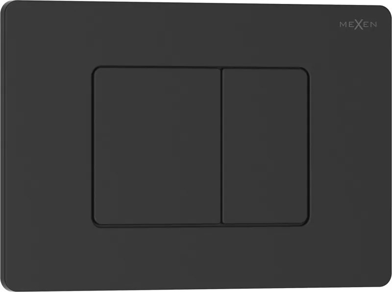 Mexen Tex 05 pulsante di scarico acciaio inossidabile, nero opaco - 6105-02