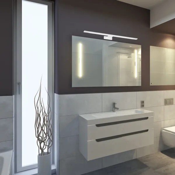 Illuminazione a LED per specchio da bagno SHINE LED/12W/230V 60 cm IP44 bianco
