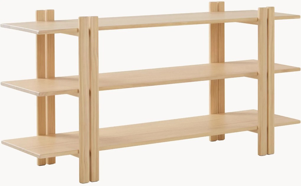 Scaffale in legno di pino Guji