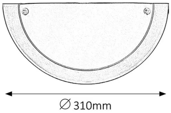 Rabalux 5181 - Applique UFO E27/60W/230V