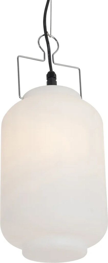 Lampada da esterno intelligente a sospensione bianca 20 cm con Wifi A60 - Pion