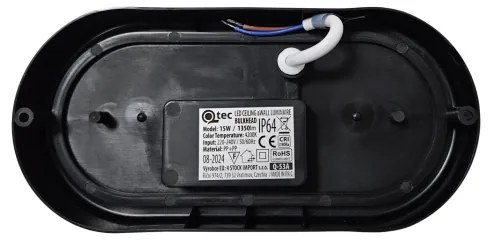 Plafoniera LED da esterno LED/8W/230V 4200K IP64 nera