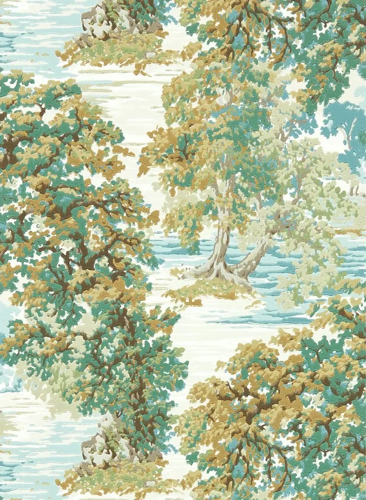 Sanderson Carta da parati Ancient Canopy - Moss