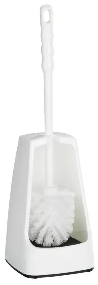 WENKO 19607100 - Spazzola per WC SIMPLE 12,5x40 cm bianca