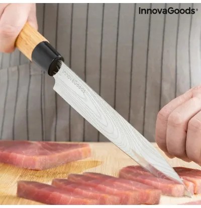 Set di Coltelli con Custodia di Trasporto Professionale Damas·Q InnovaGoods