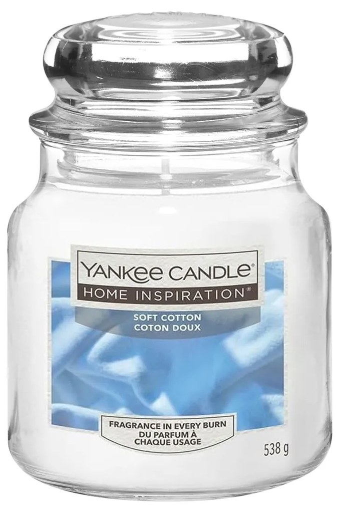 Soft Cotton, candela in giara piccola Yankee Candle