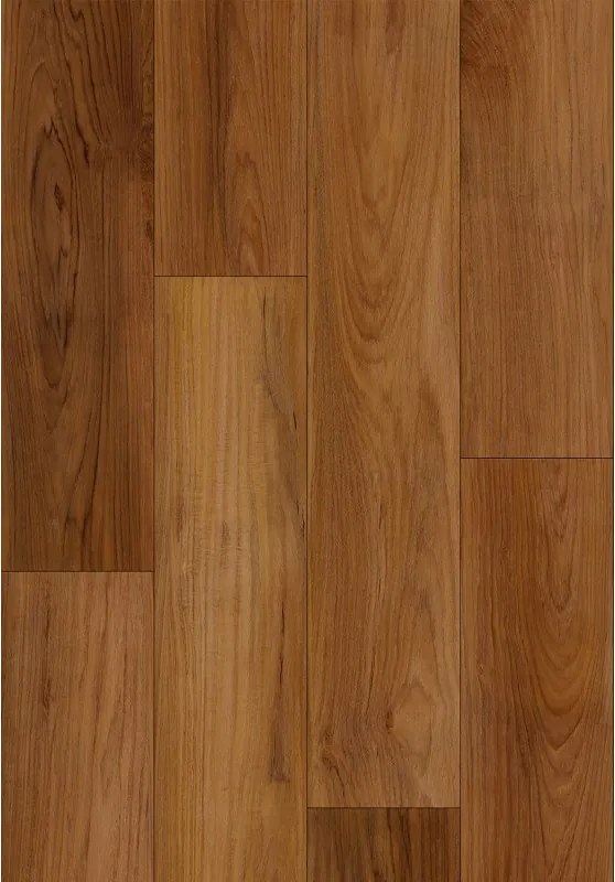 Mexen Lubbock  pannelli vinilici 1240 x 182 mm SPC 6,5 mm, supporto IXPE 1,5 mm, 4 V-Fuga, Teak - F1092-1240-182-505-4V1-08