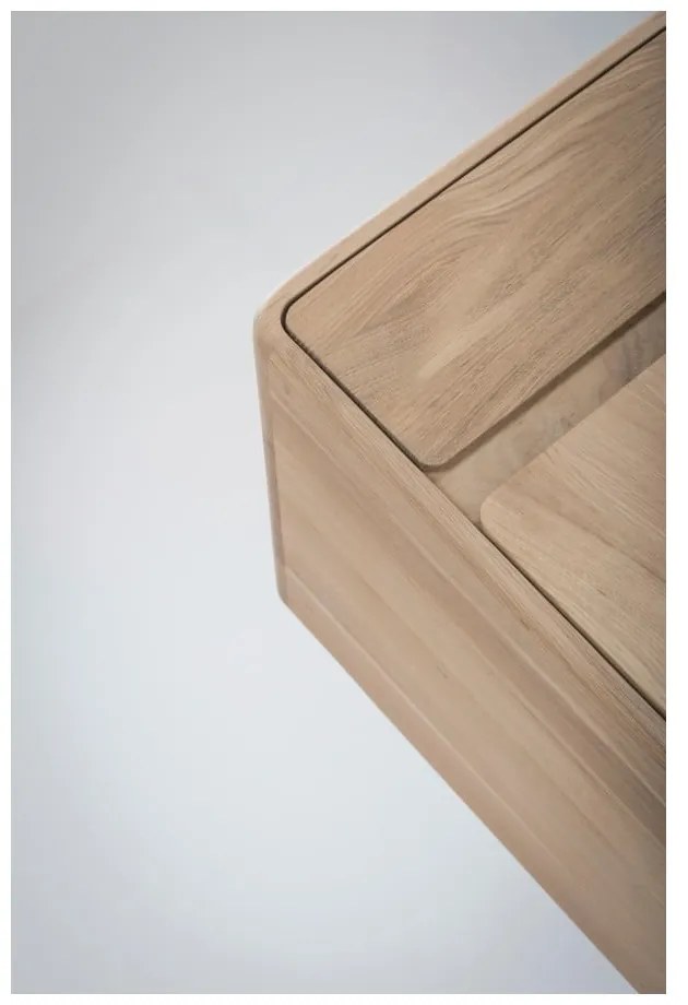 Cassettiera in rovere massiccio Fawn - Gazzda