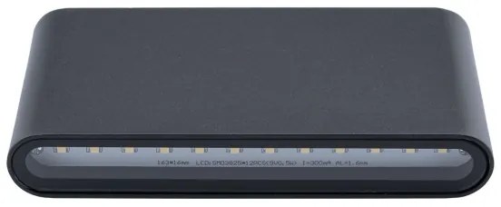 Applique a LED da esterno FLOW 2xLED/6W/230V IP54 nero