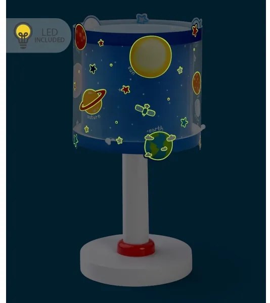 Dalber 41341N - Lampada LED per bambini PLANETS 1xG4/4W/230V blu