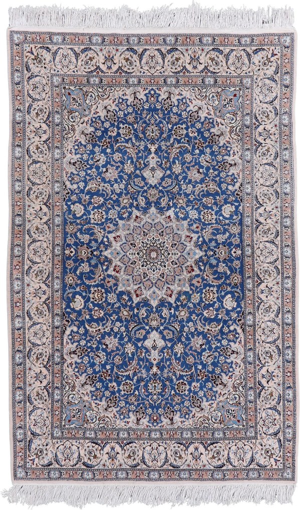 Nain Tappeto 130 x 210 (Iran) Annodato A Mano