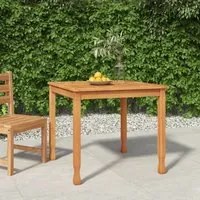 Tavolo da Pranzo da Giardino 85x85x75 cm Legno Massello di Teakcod mxl 126347