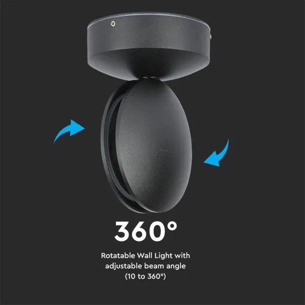 Applique a LED da esterno LED/7W/230V 4000K IP65 nero