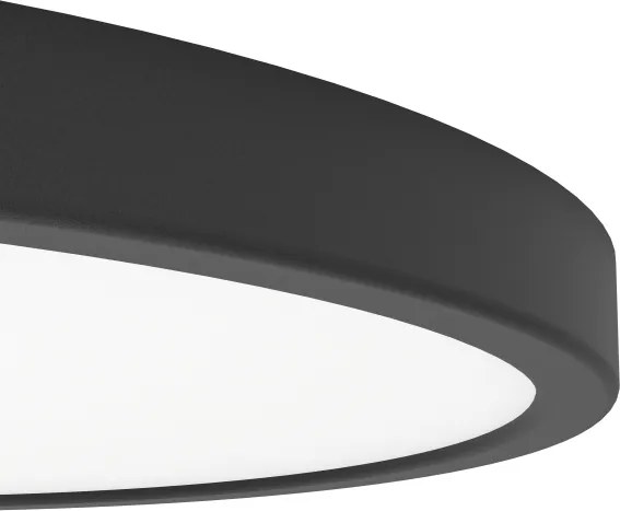 Eglo 901725 - LED RGBW dimmerabile lampada da soffitto per bagno FUEVA-Z LED/17,5W/230V 38,9cm IP44 nero