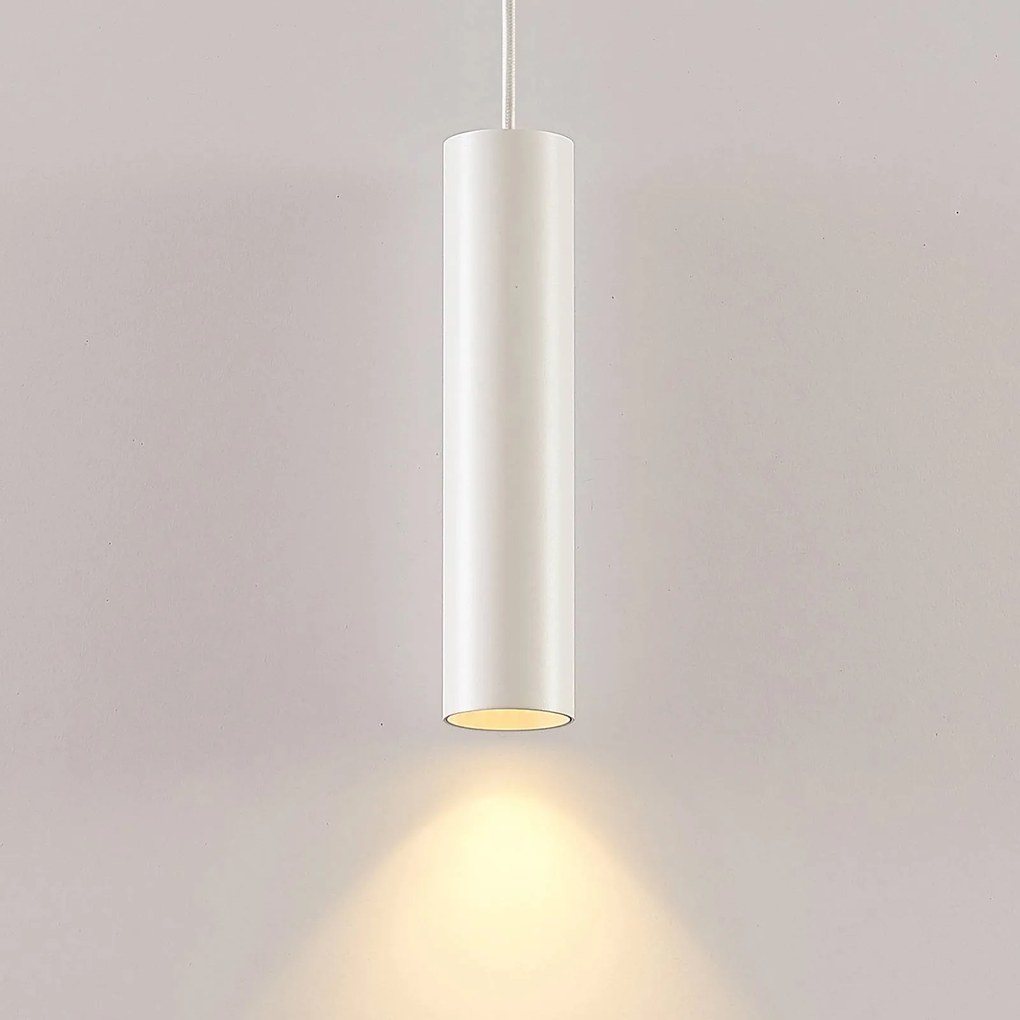 Lampada a sospensione Ejona Arcchio, dimmerabile, Bianco / Opale, Corridoio, Alluminio, Moderno, Lampada a sospensione