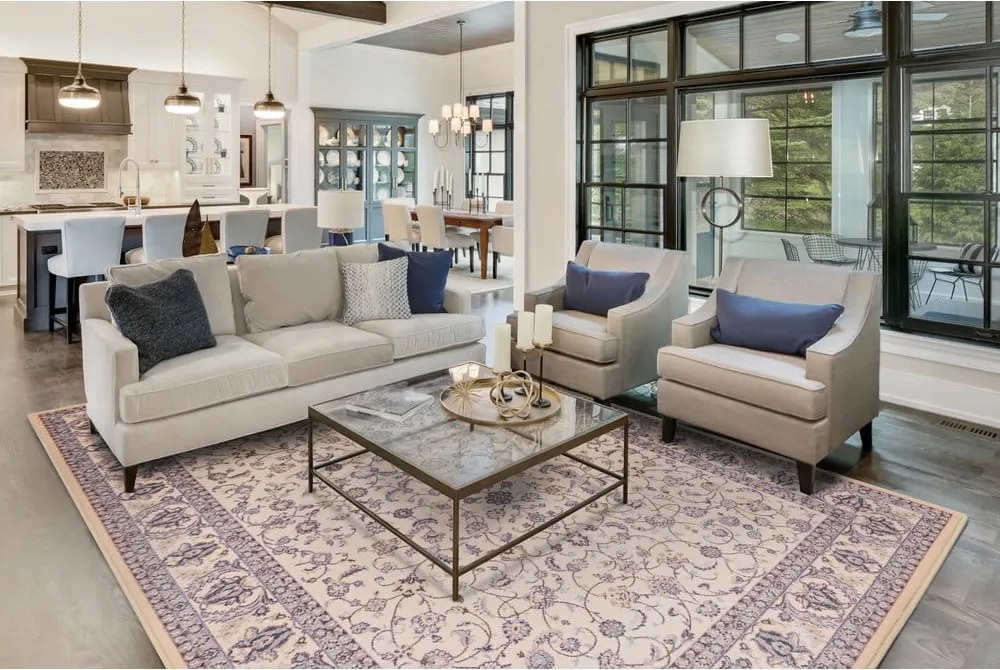 Tappeto in lana crema 160x240 cm Philip - Agnella