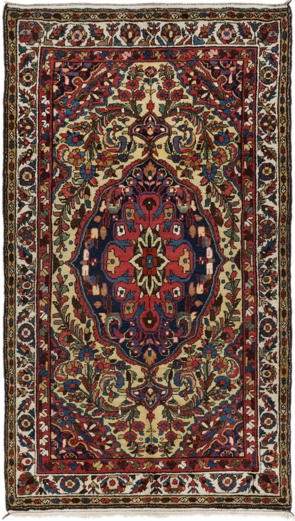 Farahan Tappeto persiano 120x200 (Iran) Annodato A Mano