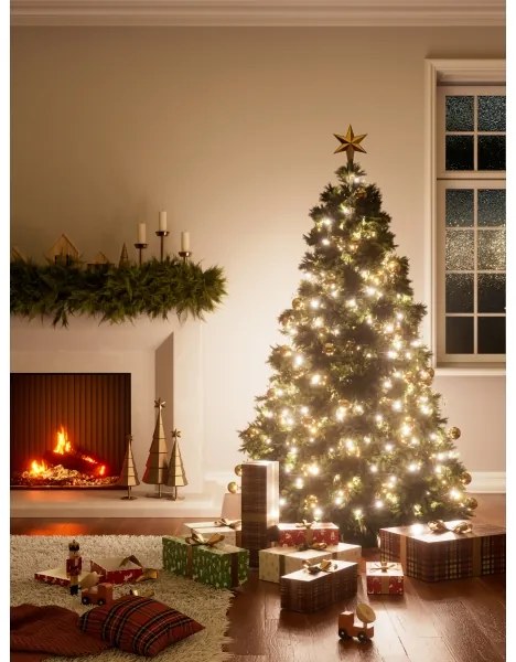 LED RGBW da esterno Catena natalizia ESSENTIALS 250xLED 2x10m 2700-6500K Wi-Fi IP44