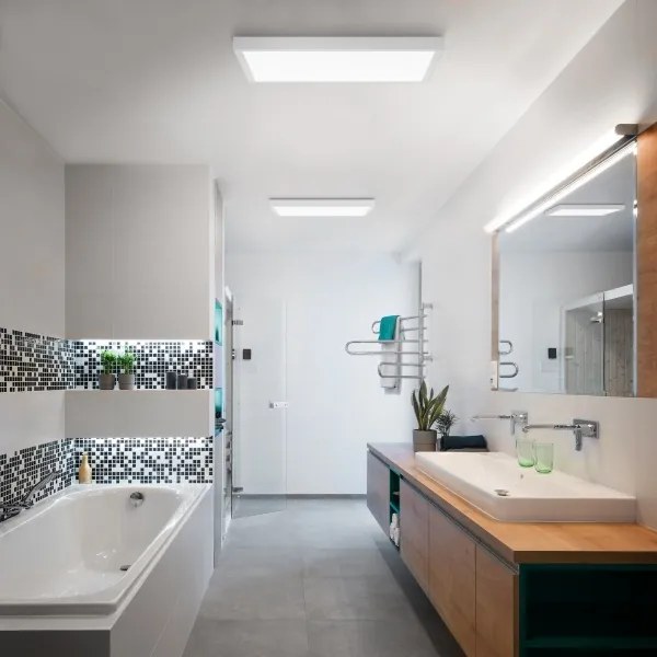 Brilagi - Plafoniera LED da bagno FRAME LED/50W/230V 60x60 cm IP44 bianco