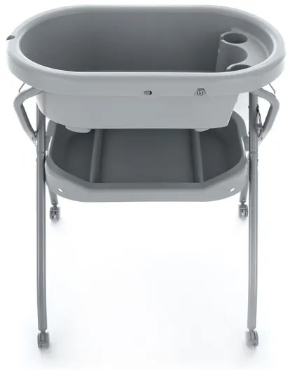 PETITE&amp;MARS - Fasciatoio con vasca da bagno SPA 3in1 grigio