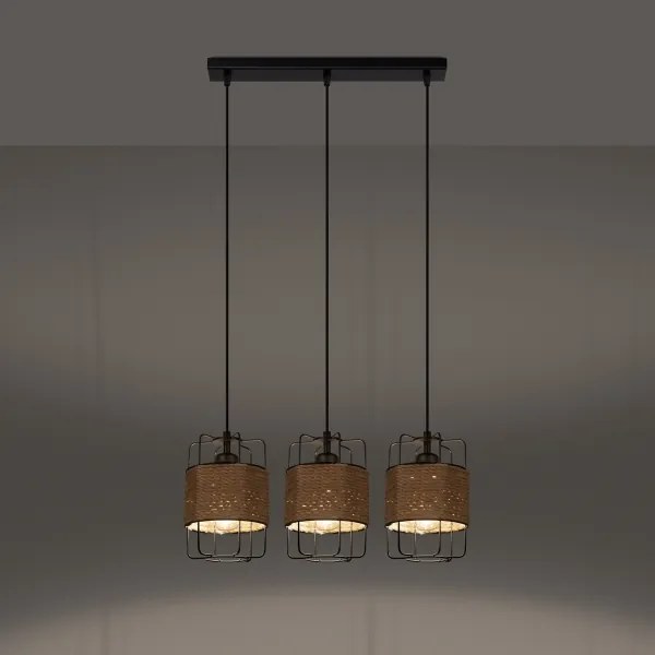 Sollux SL.1301 - Lampadario a sospensione con filo GIZUR 3xE27/15W/230V