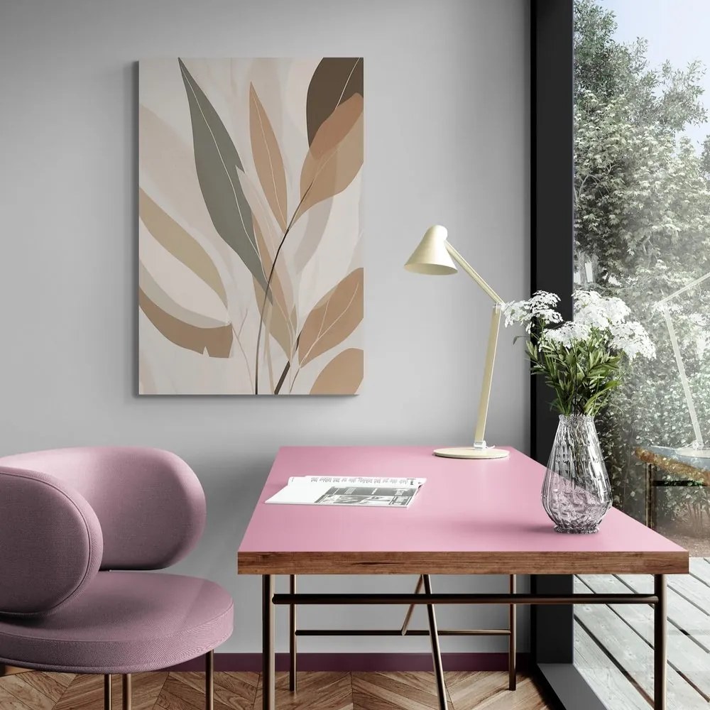 Quadro su tela – Forme botaniche astratte No2