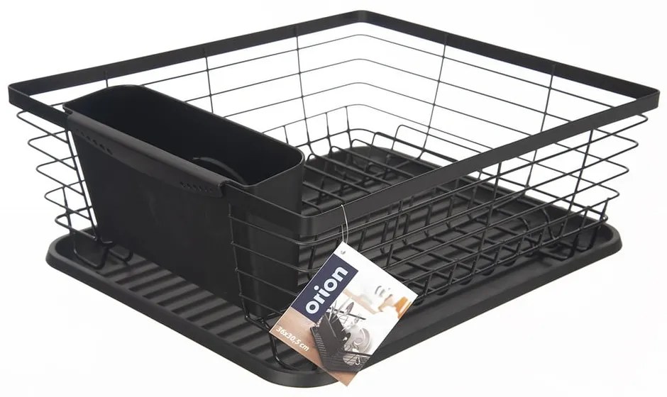 Scolapiatti nero in metallo 36x30,5 cm Radka - Orion