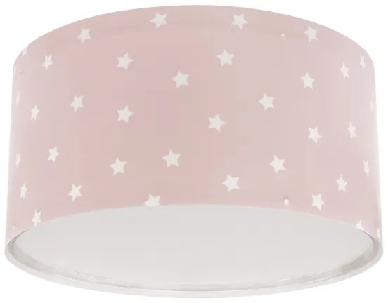 Dalber 82216S - Plafoniera per bambini STAR LIGHT 2xE27/60W/230V rosa