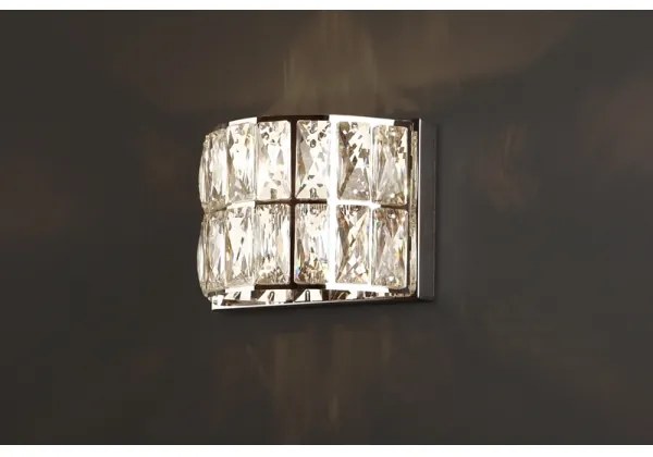 MAXLIGHT W0204 - Applique DIAMANTE 1xG9/42W/230V cromo