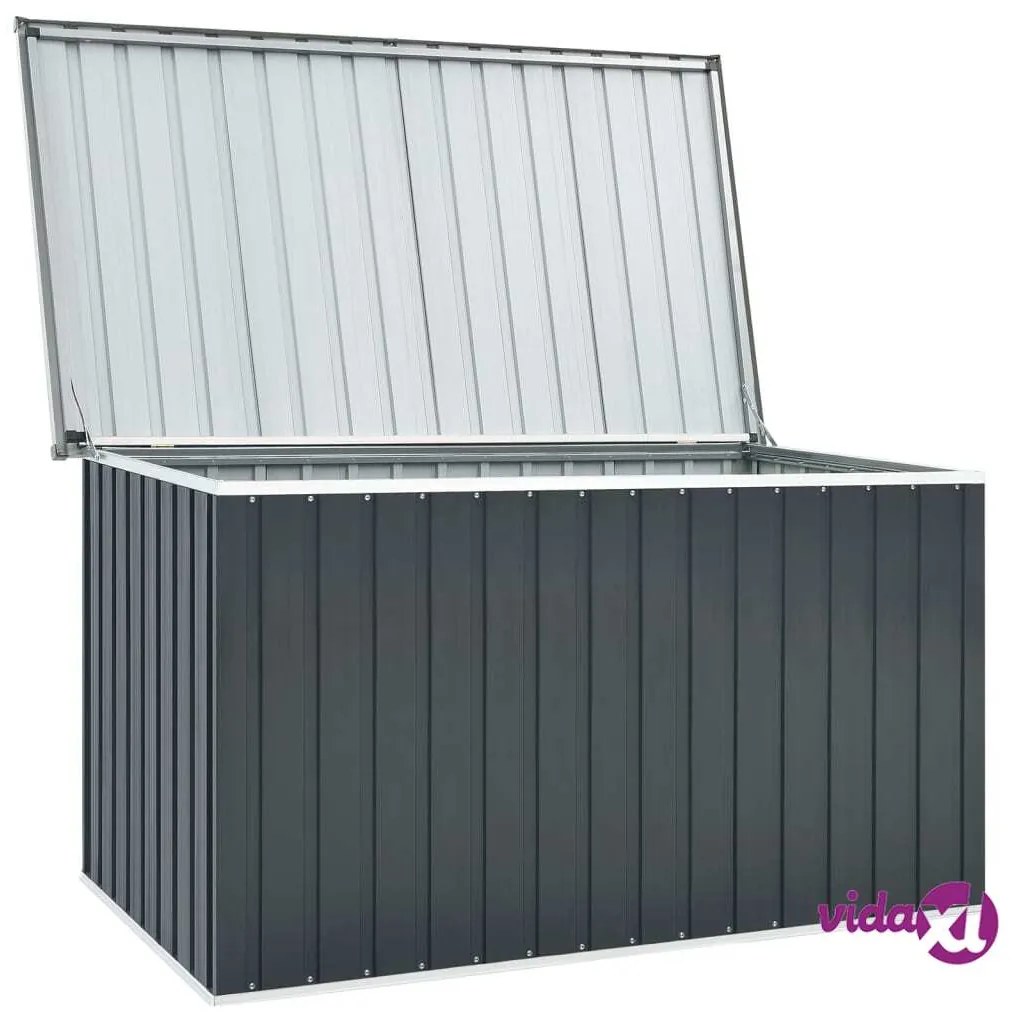 vidaXL Baule da Giardino Grigio 171x99x93 cm