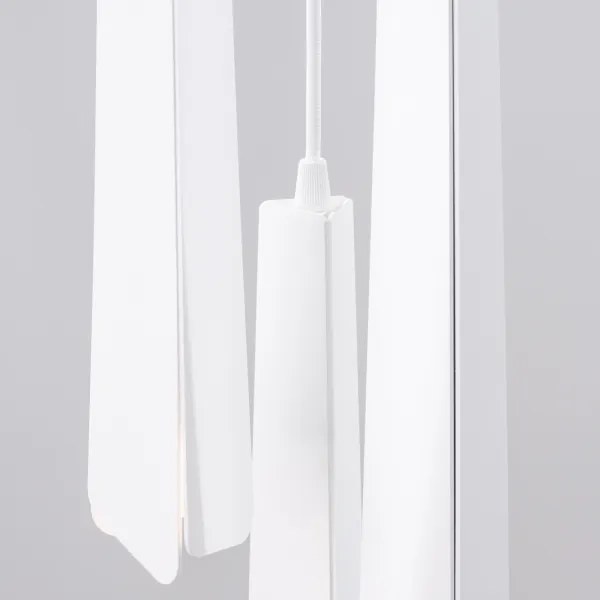 Sollux SL.1398 - Lampadario a sospensione con filo PRYSM 3xG9/8W/230V bianco
