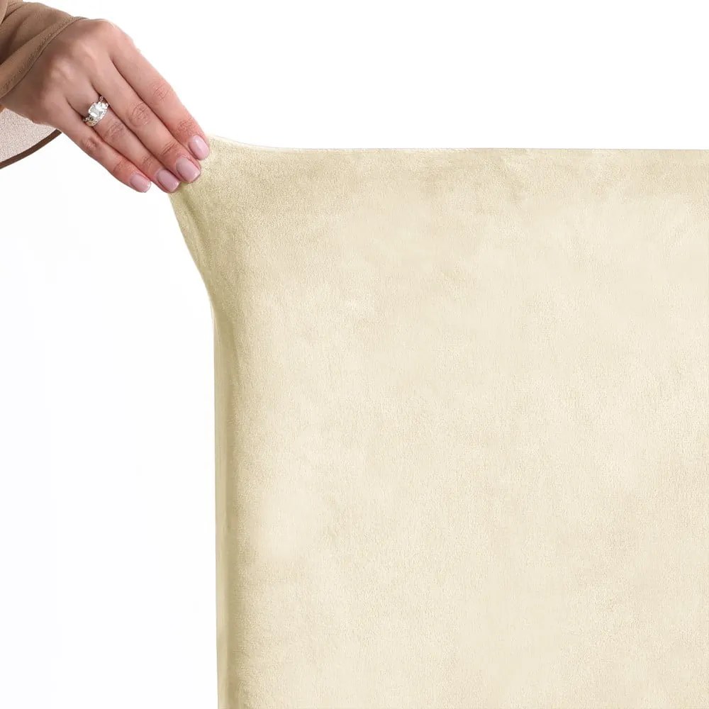 Set di coprisedia color crema con rivestimento elastico per sedie 4 pz 48 cm Sento – Restilo