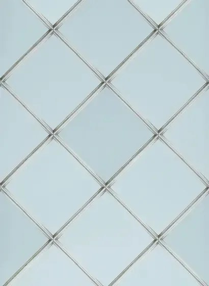 Osborne & Little Carta da parati Palm House Trellis - Sky