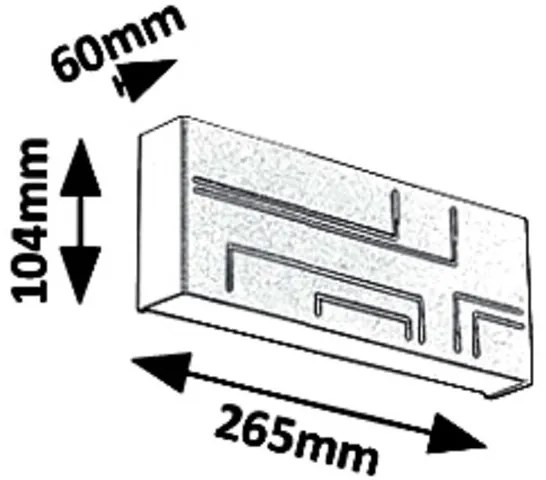 Rabalux 8873 - Applique a LED da esterno MARIBOR LED/12W/230V IP65