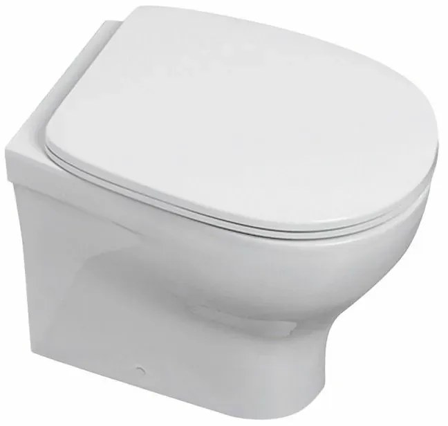 Sanitari filo muro scarico traslato rimless Azzurra serie Pratica