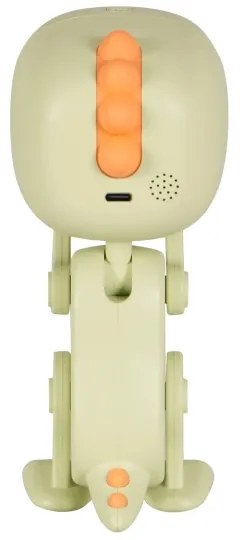 Lampada notturna LED dimmerabile per bambini con sveglia ROBOT LED/1W/5V 1200 mAh