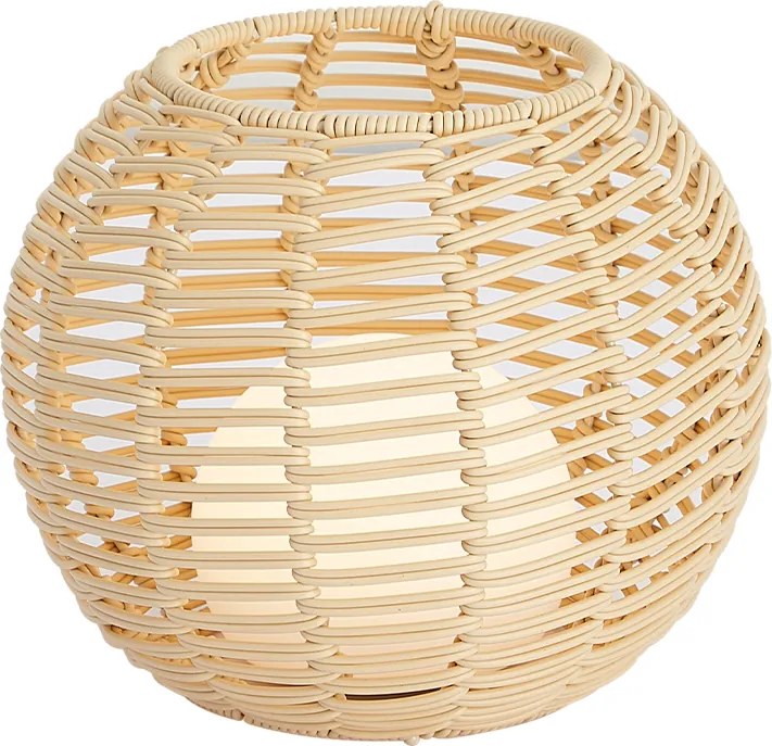 Lampada da Tavolo da Esterno Beige 25cm Incl. LED Ricaricabile con USB-C IP44 - Oli