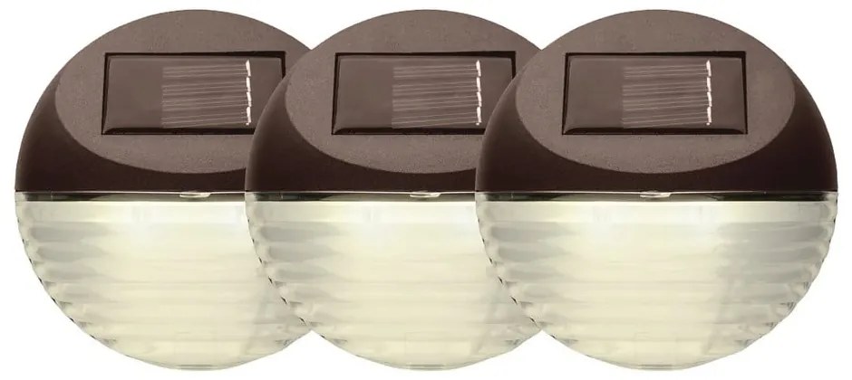 Illuminazioni esterne in set LED da parete 3 pz ø 11 cm Fency – Star Trading