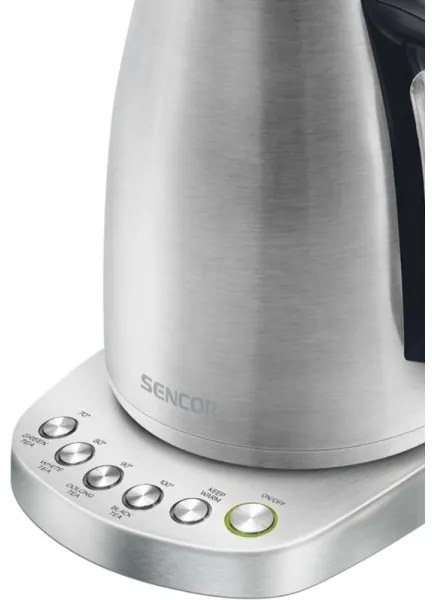 Sencor - Bollitore con termoregolazione  1,7 l 2200W/230V acciaio inossidabile