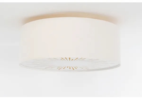 Plafoniera RAYS 2xE27/60W/230V diametro 60 cm bianco