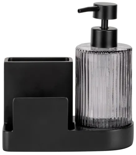 WENKO 54654100 - Organizer PINA 16x17 cm nero